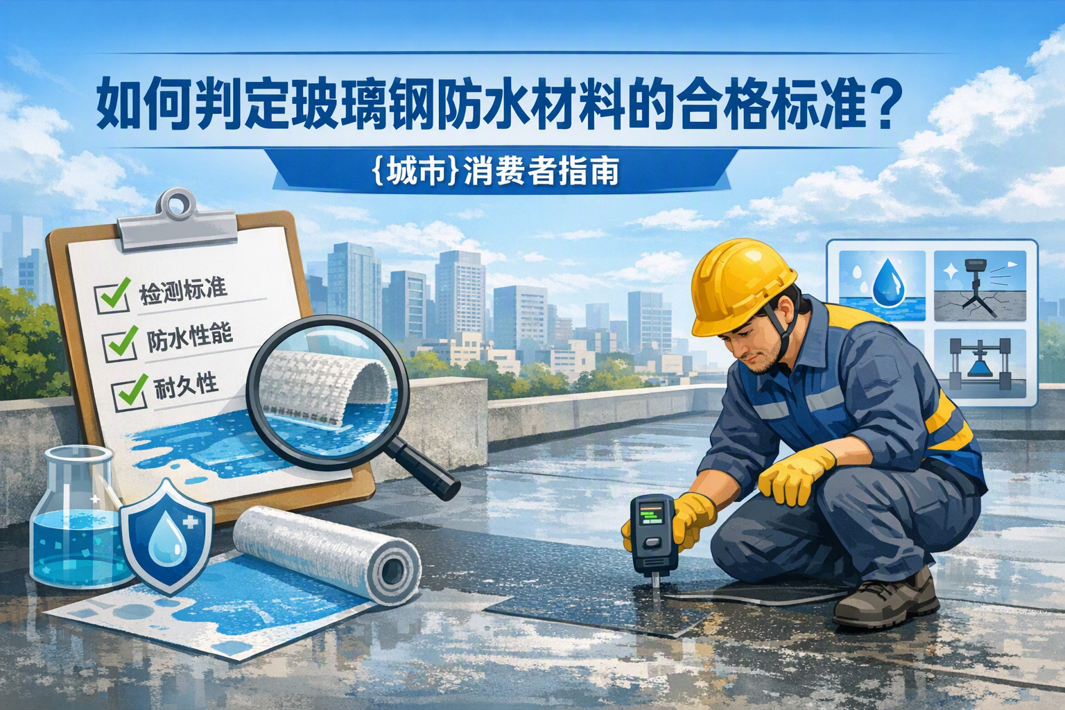 如何判定玻璃钢防水材料的合格标准？ 北屯 消费者指南