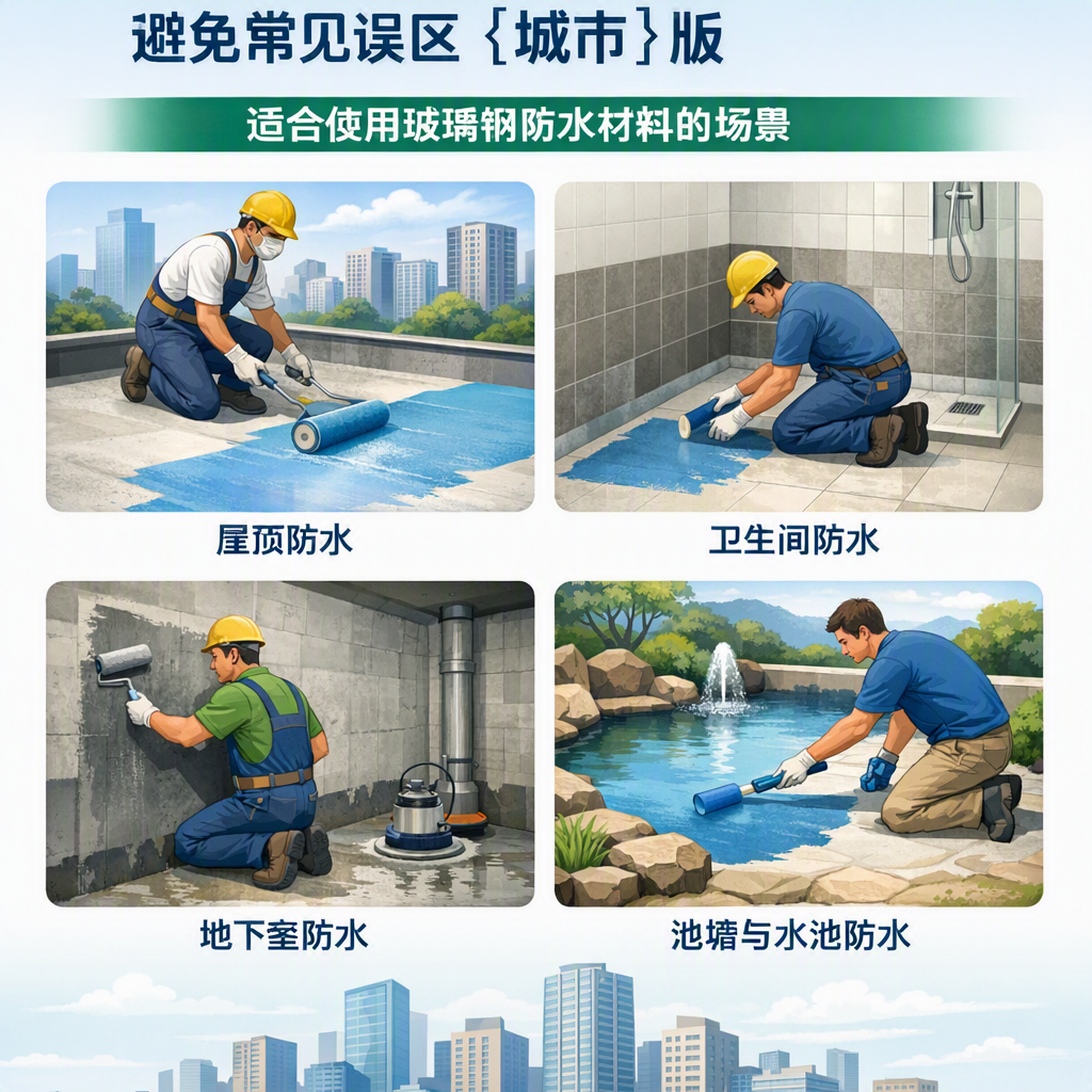 玻璃钢防水材料施工注意事项，避免常见误区 北屯 版