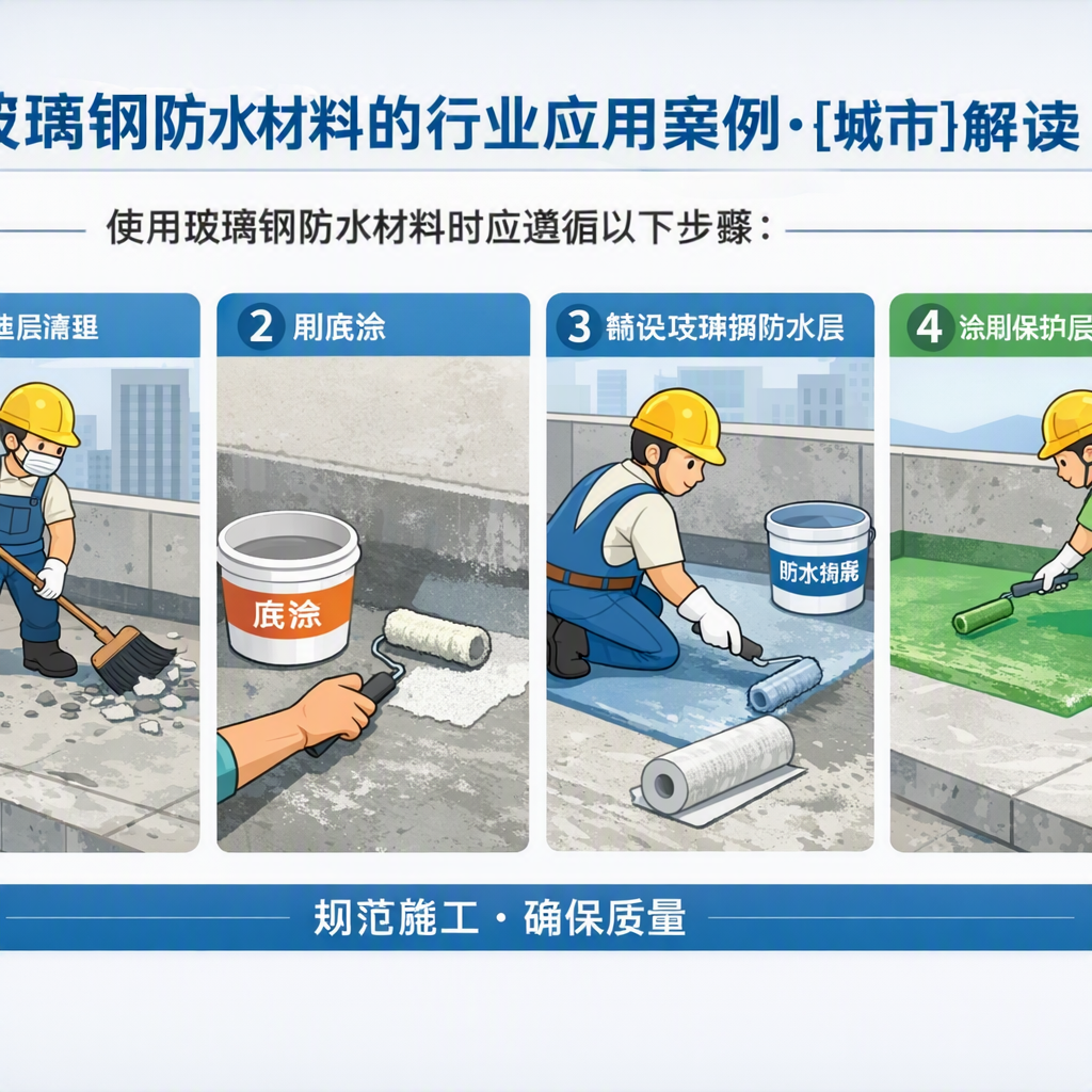 玻璃钢防水材料的行业应用案例，北屯解读