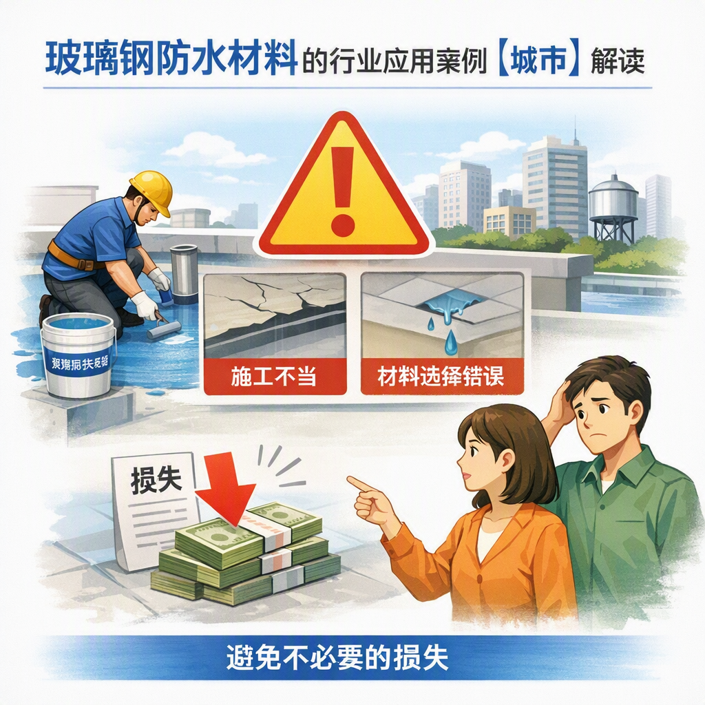 玻璃钢防水材料的行业应用案例，北屯解读