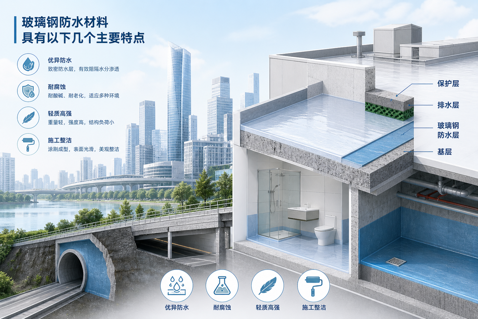 2023年玻璃钢防水材料市场趋势分析，关注 北屯 发展