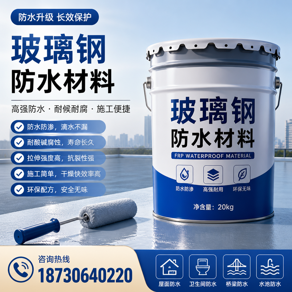 专家解析：玻璃钢防水材料的市场前景分析在 北屯